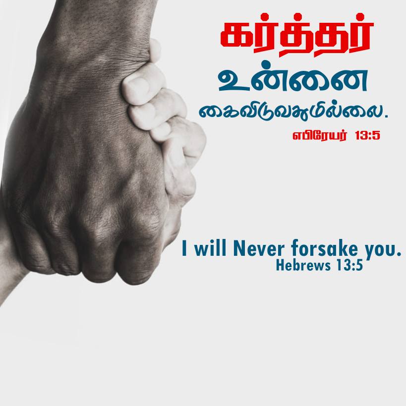 Hebrews 13 5 Tamil Bible Wallpaper