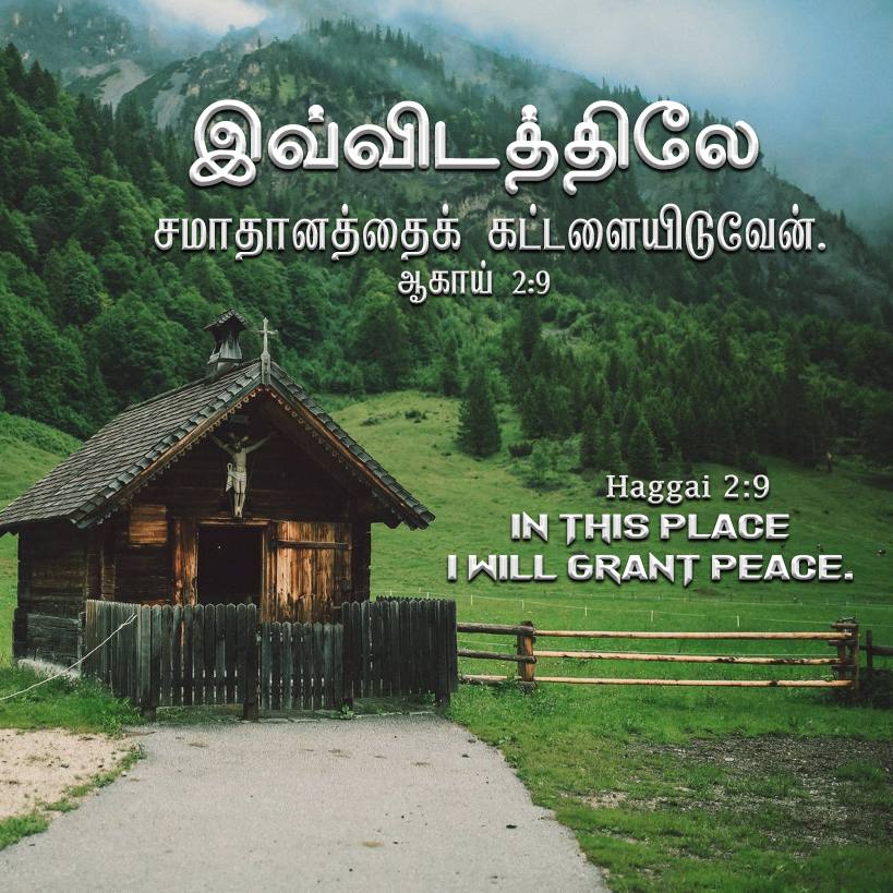 Haggai 2 9 Tamil Bible Wallpaper