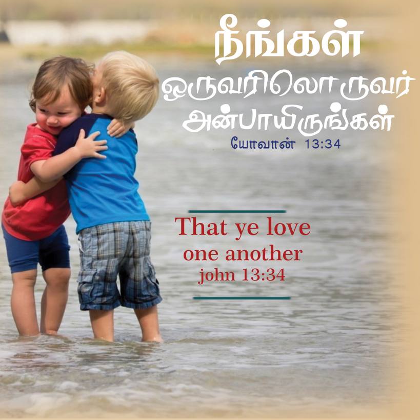 John 13 34 Tamil Bible Wallpaper