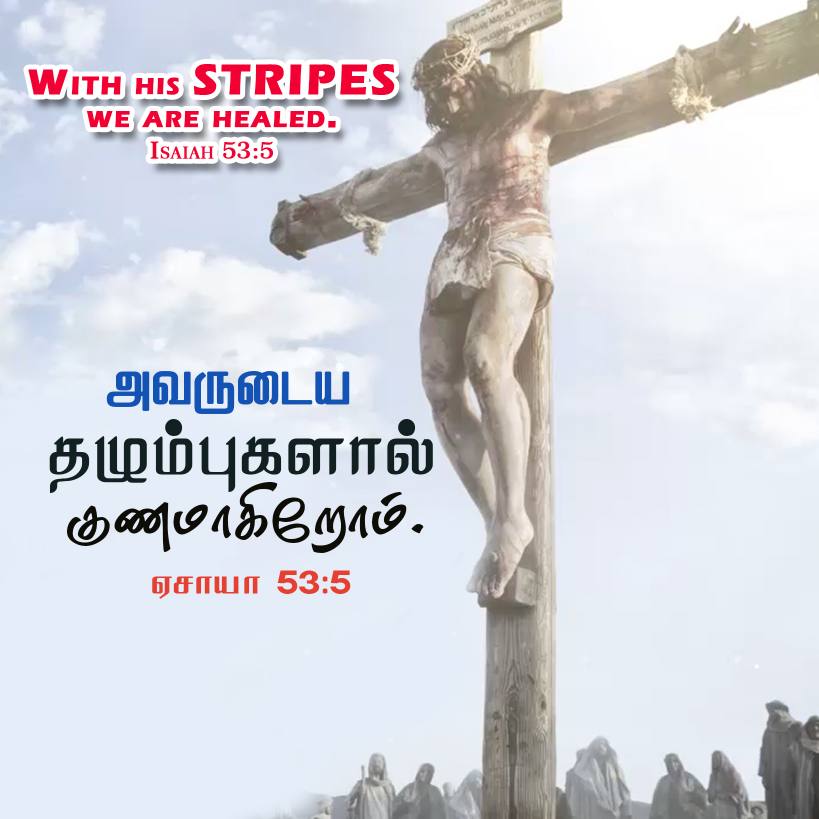 ISAIAH 53 5 Tamil Bible Wallpaper